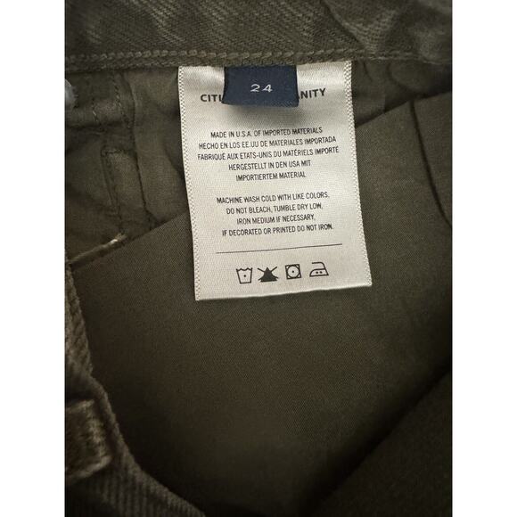 Citizens of Humanity JEANS Jolene High Rise Vintage Straight STORM SIZE 24 - Picture 15 of 16